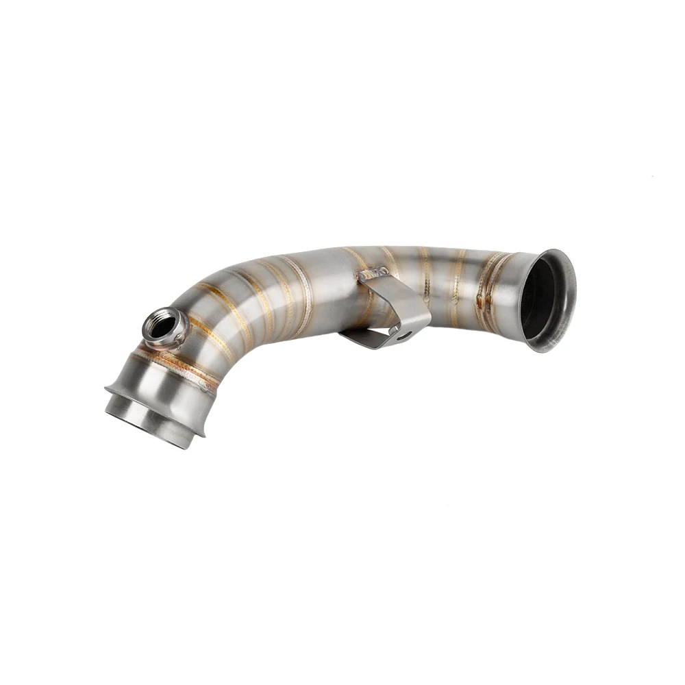 

For KTM 790 Adventure R 2023-2025 890 Adventure / L A2 2021-2025 890 Adventure R Rally 2022-2025 890 SMT 2023-2025 Escape Motorcycle Exhaust Middle Link Pipe Slip-On