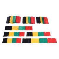 B68C 328Pcs Cable Heat Shrink Tubing Sleeve Wire Wrap Tube 2:1 Assortment Kit