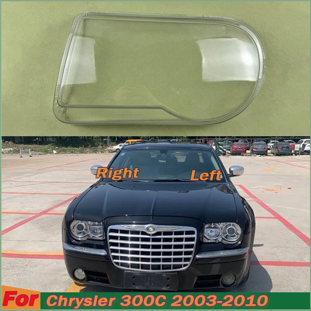 

Replace Original Lampshade For Chrysler 300C 2003-2010 Car Headlamp Transparent Cover Lamp Shade Headlight Shell Lens Plexiglass