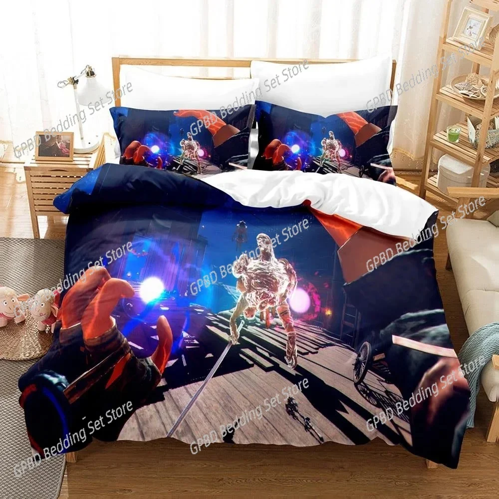 

Game Hellsweeper VR Bedding Set For Bedroom Soft Modern Bedspreads Comefortable Kids Duvet Cover Quilt Cover And Pillowcase