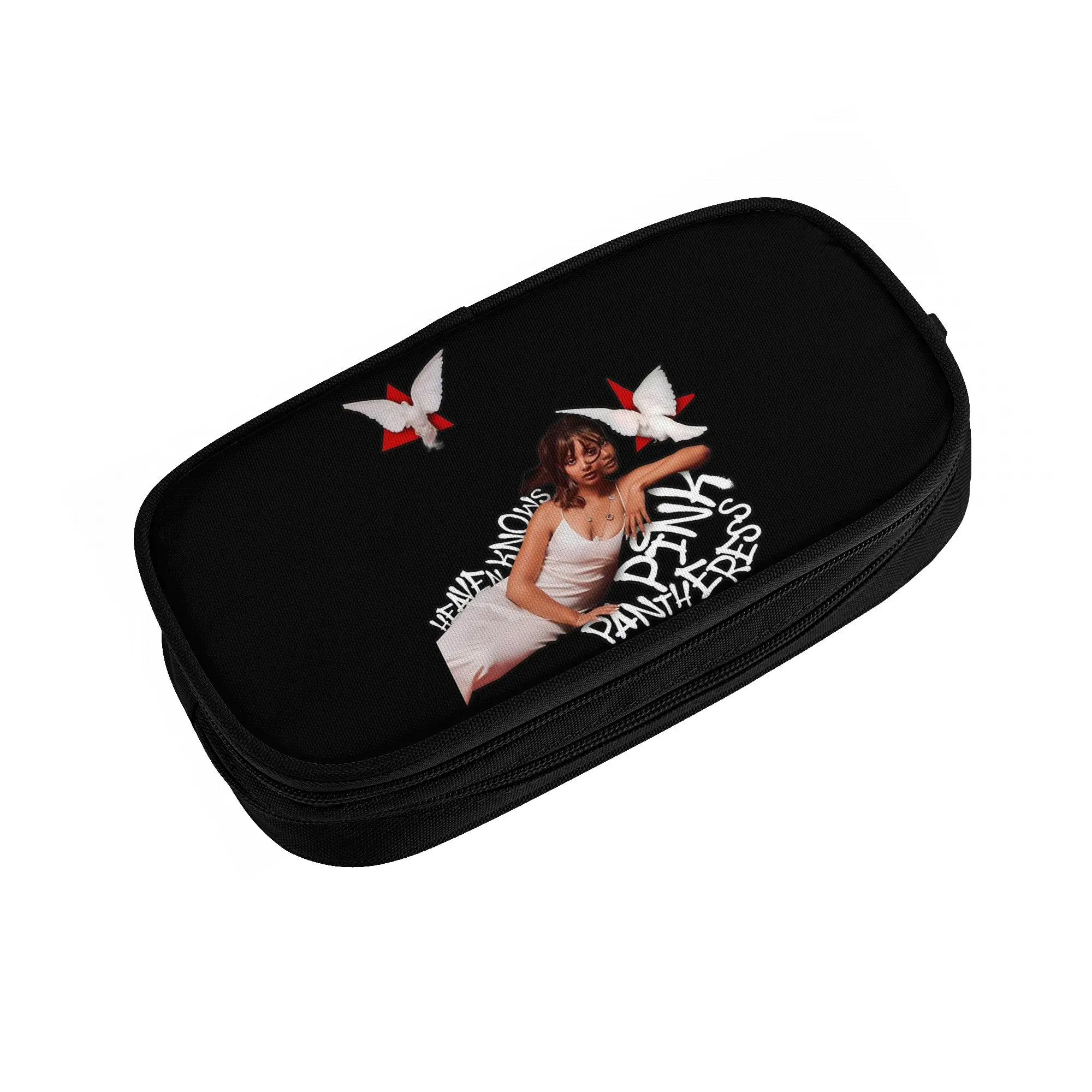 

Singer Pink P-Pantheress Pencil Cases Cute Pen Bag for Student Big Capacity Students School Gift Pencil Box