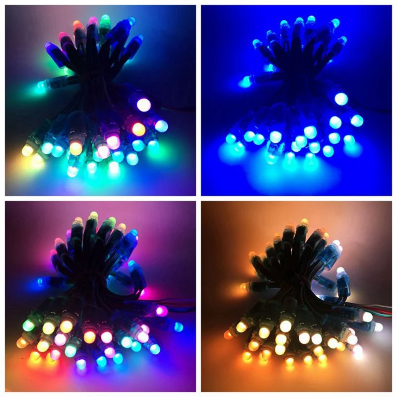 400 pz/lotto 12Mm WS2811 2811 IC RGB LED pixel modulo String Light IP68 5V vacanze/natale/Festival