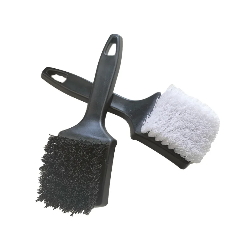 Brosse de nettoyage de jante de voiture, brosses de moyeu de roue, manche en plastique, outils de lavage automatique, accessoires de livres de