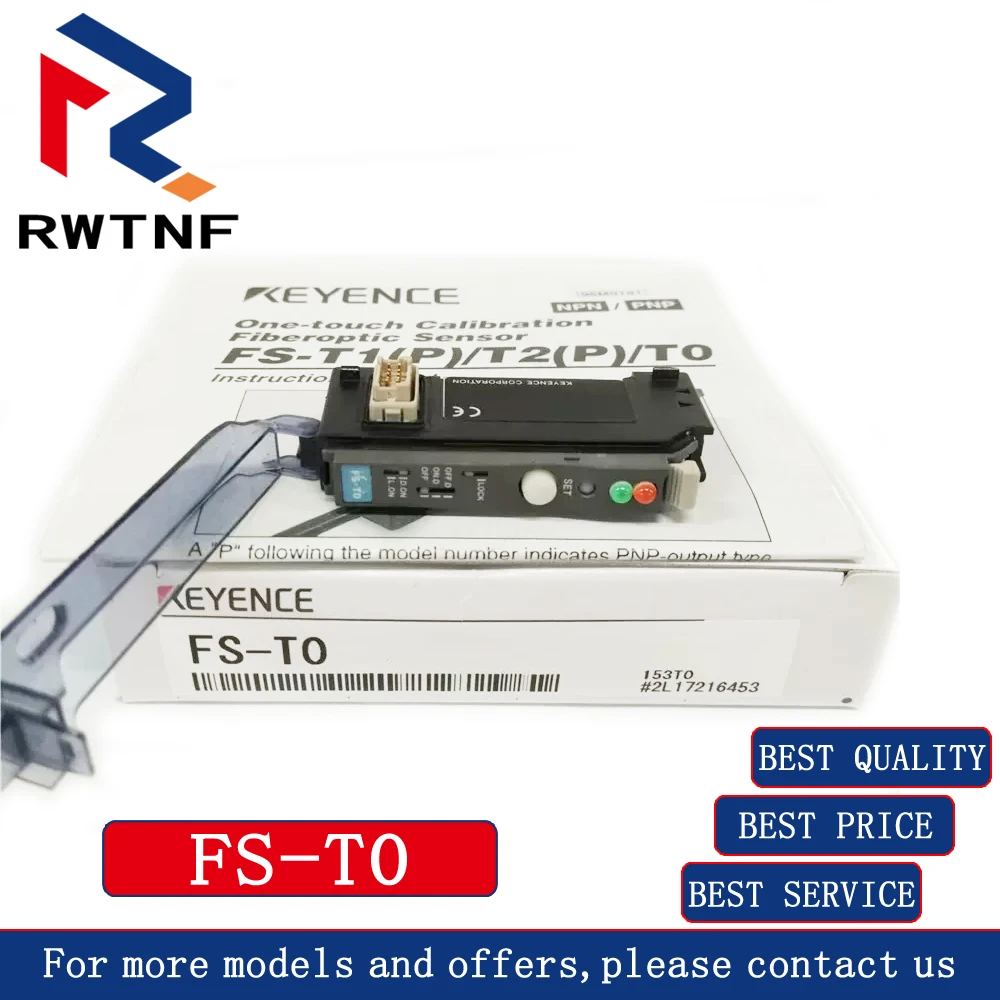 مجموعة مضخم صوت مستشعر الألياف الضوئية الأصلية الجديدة FS-T0 KEYENCE مرحبا بكم في الاستفسار