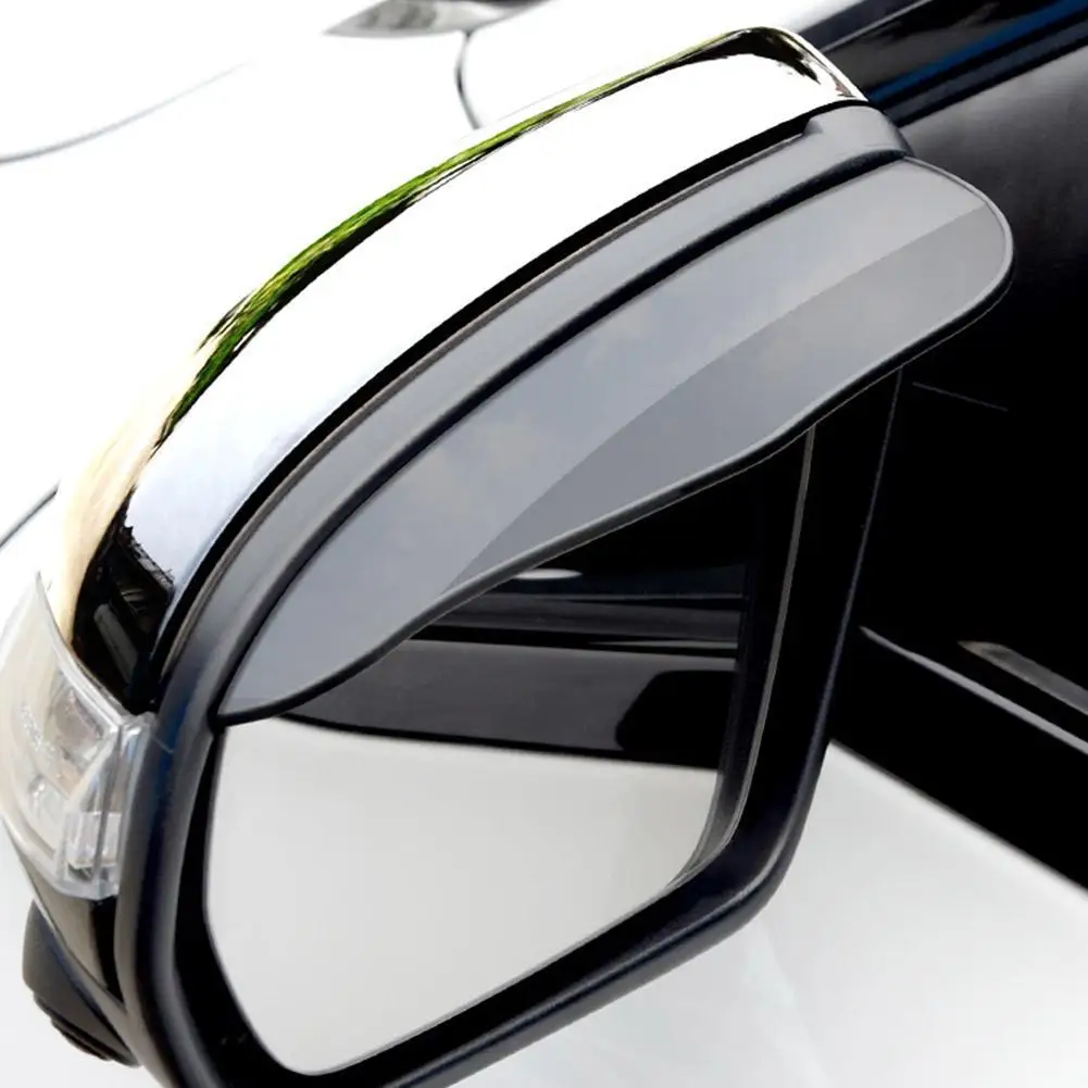 

2PCS Car Rearview Mirror Rain Eyebrow Rain Eyebrow Cover Universal Sun Shade for Car Side Mirror Rain Cover Accessories