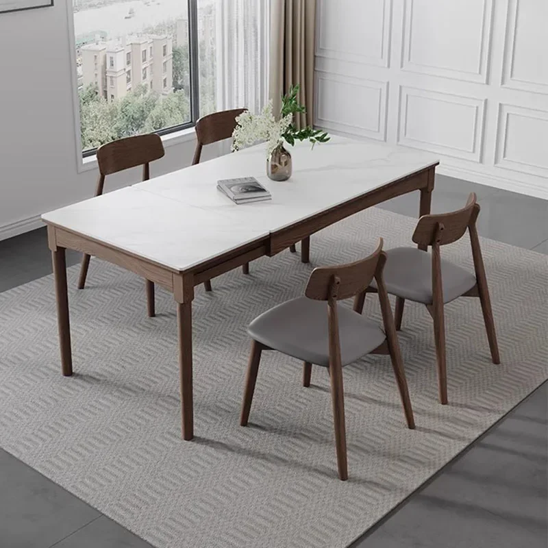 

Italian Office Dinning Table Napkin Luxury Small Apartment Center Dining Table Metplacement Nesting Mesas De Comedor Furniture