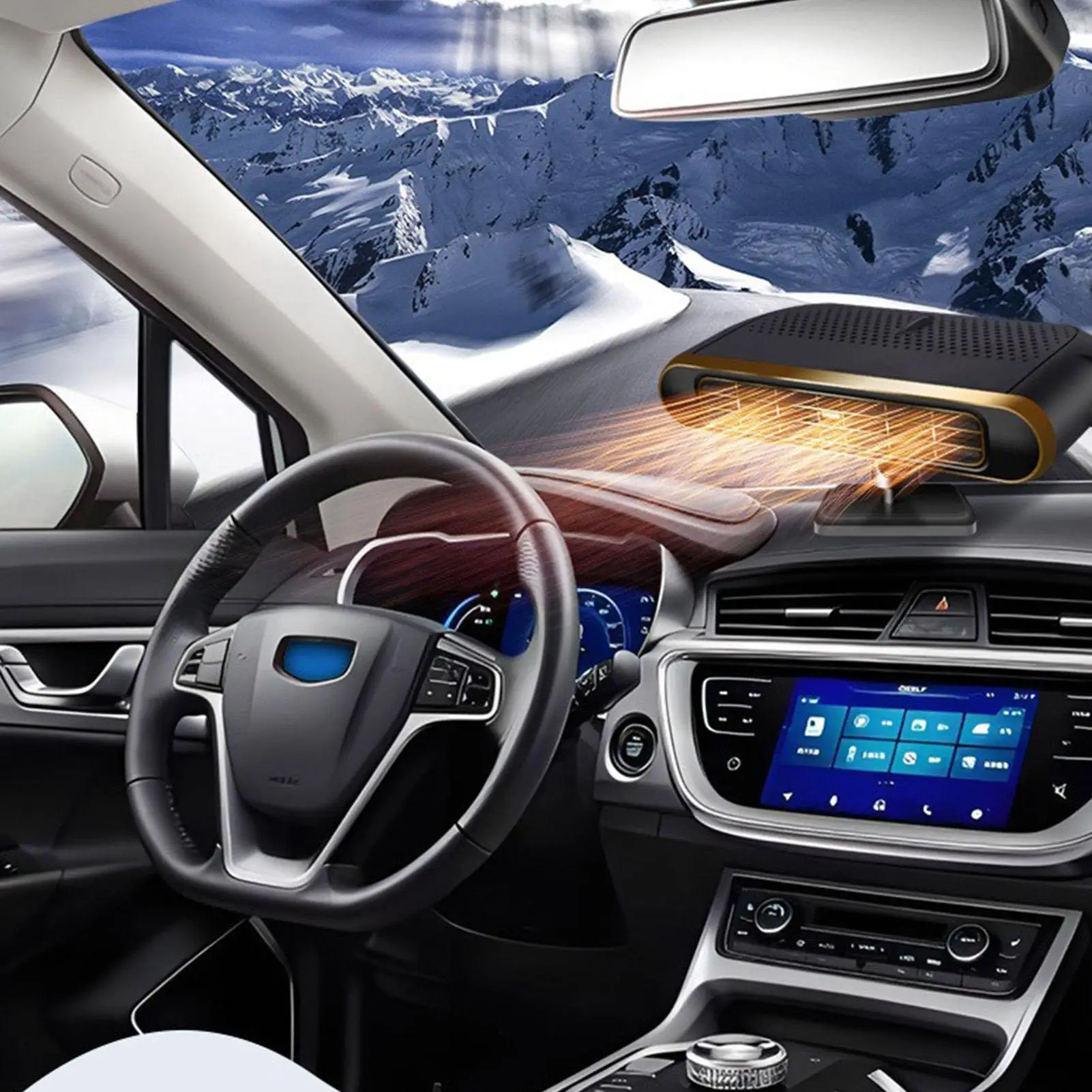 

Портативный автомобильный обогреватель 12 В/24 В, вращающийся на 360 градусов, обогреватель для размораживания, электрический вентилятор, перезаряжаемый для грузовика, внедорожника, автоседанов, ветрового стекла