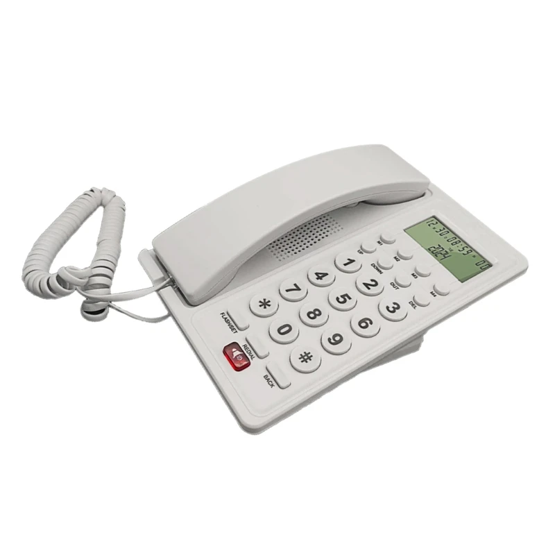 Fixed Landline Phone Desktop Telephone for Corporate Offices and Hospitality Caller Identification Energy Saving