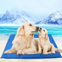 Summer Pet Cold Gel Cooling Mat Pad Anti-scratch Dog Beds Mast for Small Medium Dogs Golden Retriever mascota Sleeping Mattress