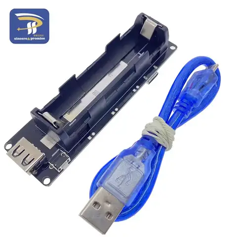 Dual 18650 Lithium Battery Shield V3/V8 Power Bank 1 Way Charging Module 5V/3A 3V/1A Type-C Micro USB For Raspberry Pi ESP32S
