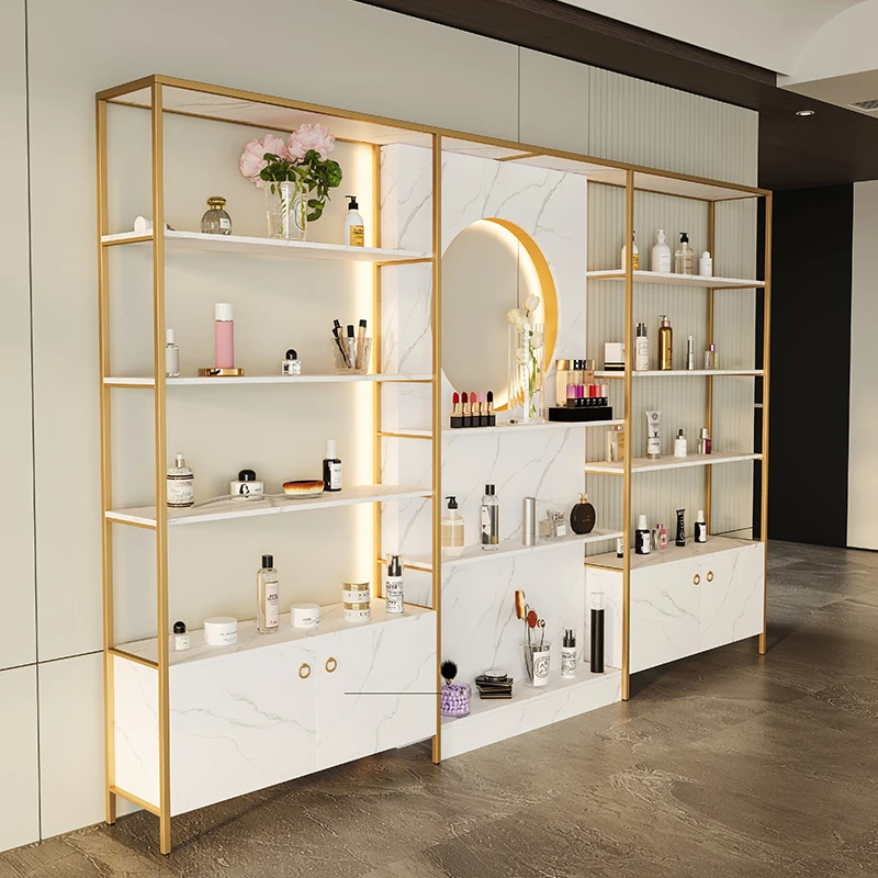 Creativity Cosmetics Display Cabinet Barber Shop Beauty Salon Skin Care Product Display Cabinet