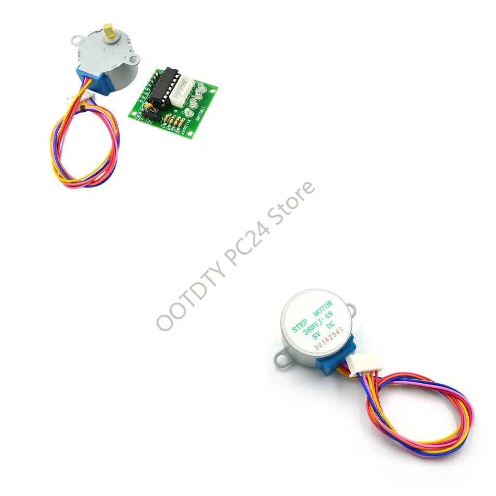 H7BA High Reliability Stepper Motor Driver Board ULN2003 and 5V Stepper Motor Featuring LED Light Standard Plug