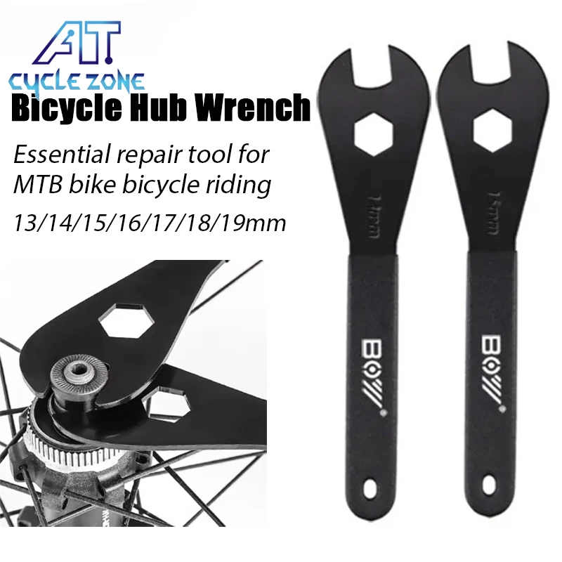 

MTB Bike Carbon Steel Cone Wrench 13/14/15/16/17/18/19mm Bicycle Repair Removal Wrench Spanner Cycling Repair Set Accessories