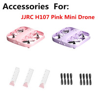 JJRC H107 Pink Mini Drone Original Accessories 3.7V 500Mah 350MAh Battery/Propeller/ For  H107 Mini Drone Battery