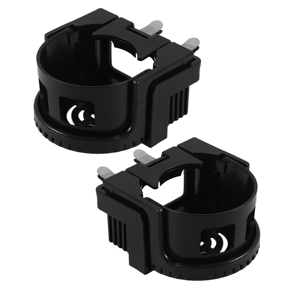 

2Pcs Car Cup Holder Dual Capacity Vent Mount Beverage ganizer Sturdy Plastic Fits Most Cars Universal Adapter Home Office Use