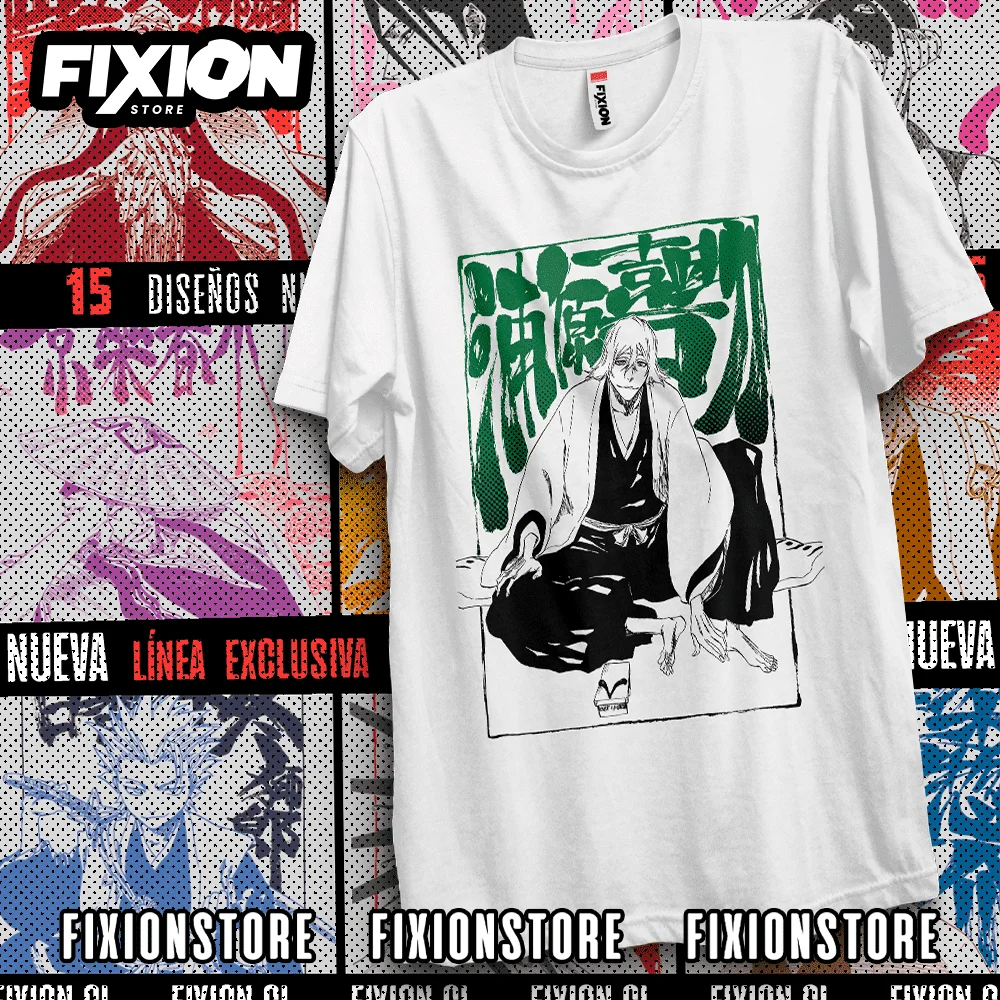 Bleach Colección Capitanes – Escuadron UraharaAnime T Shirt Manga Gift For Anime Lover All Size Cotton