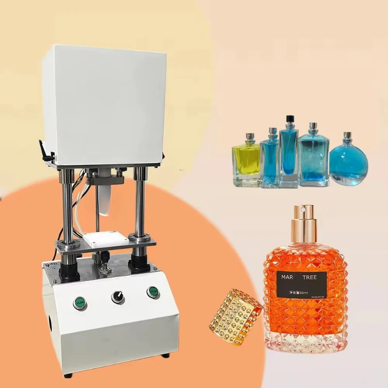 

Dual-purpose perfume semi-automatic crimping pump collar sprayer ring cap sealing machine perfume production 13 15 18 20 mm