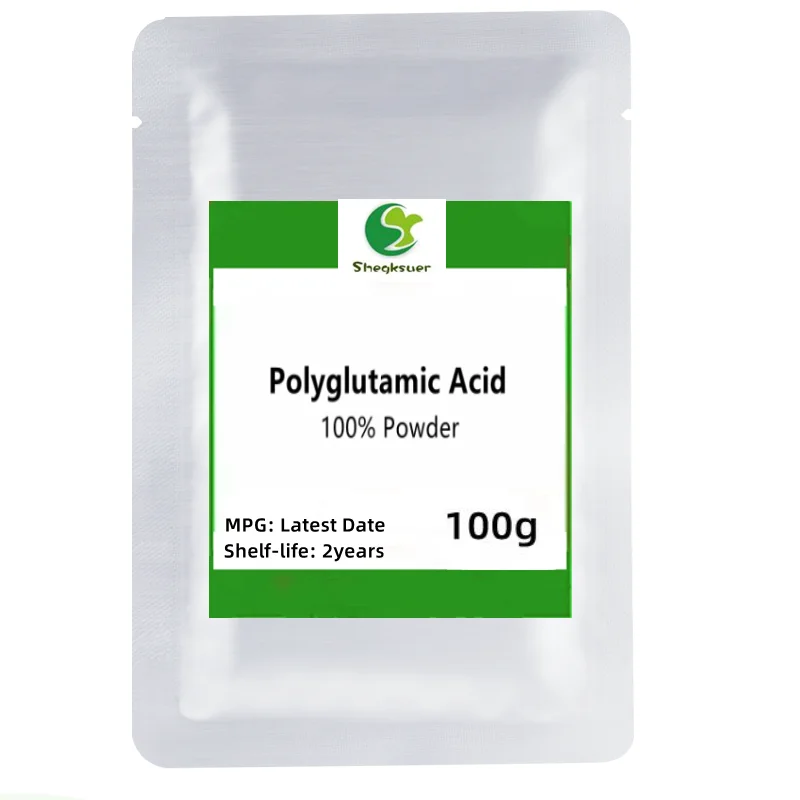 Best 100% Polyglutamic Acid PGA for Skin Moisturizing and Whitening Inhibit Melanin,Resist Wrinkles,Poly-L-glutamic Acid