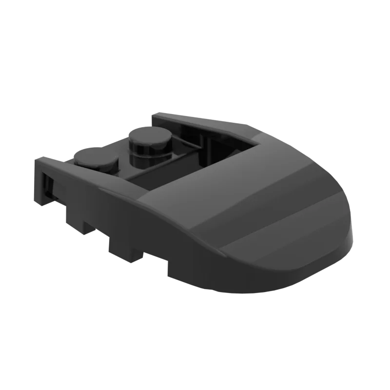 10개 MOC 부품 50948 웨지 곡선형 4x3 컷백 호환 블록 DIY 조립 빌딩 블록 입자 키즈 퍼즐 장난감 선물