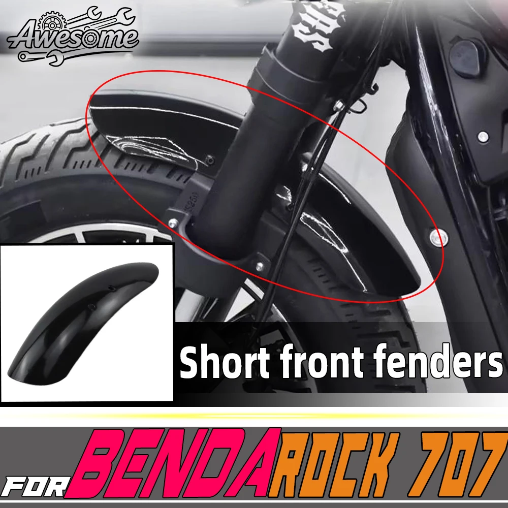 For Fit BENDA ROCK 707 ROCK250 ROCK300 Modified Aluminum Alloy Short Front Fender