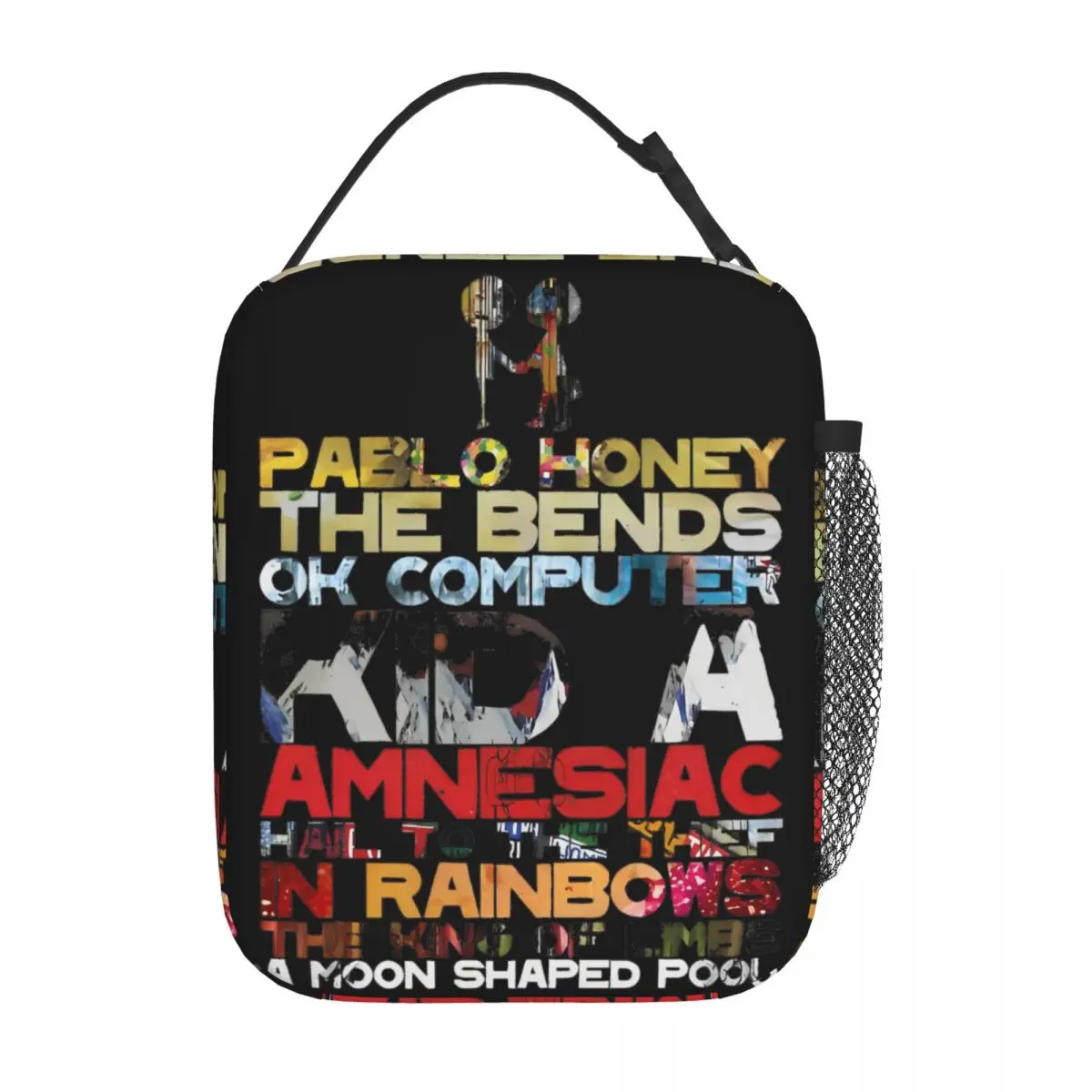 Rock Metal Radioheads Band Product Insulated Lunch Bag For Work Storage Food Boxes Portable Thermal Cooler Lunch Boxes