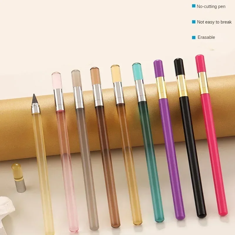 1 Pcs ReusableEternal Pencil HB Unlimited Writing Pencil Everlasting Pencils Inkless Pencil Sketch Tool for Writing F19E