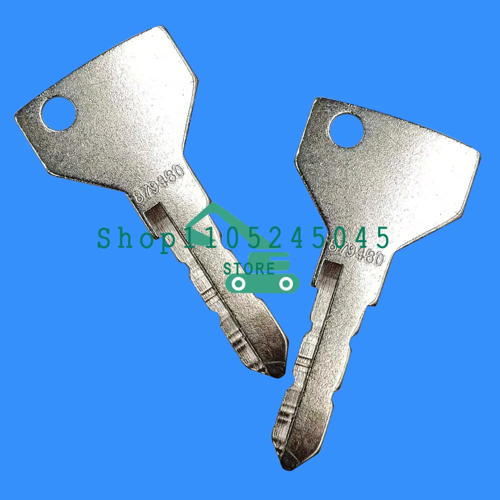 1/5/10PCS AM879480 879480 Ignition Starter Keys Compatible with New Holland Tractor 3630 40 Series YM Tractor EX450 EX3200