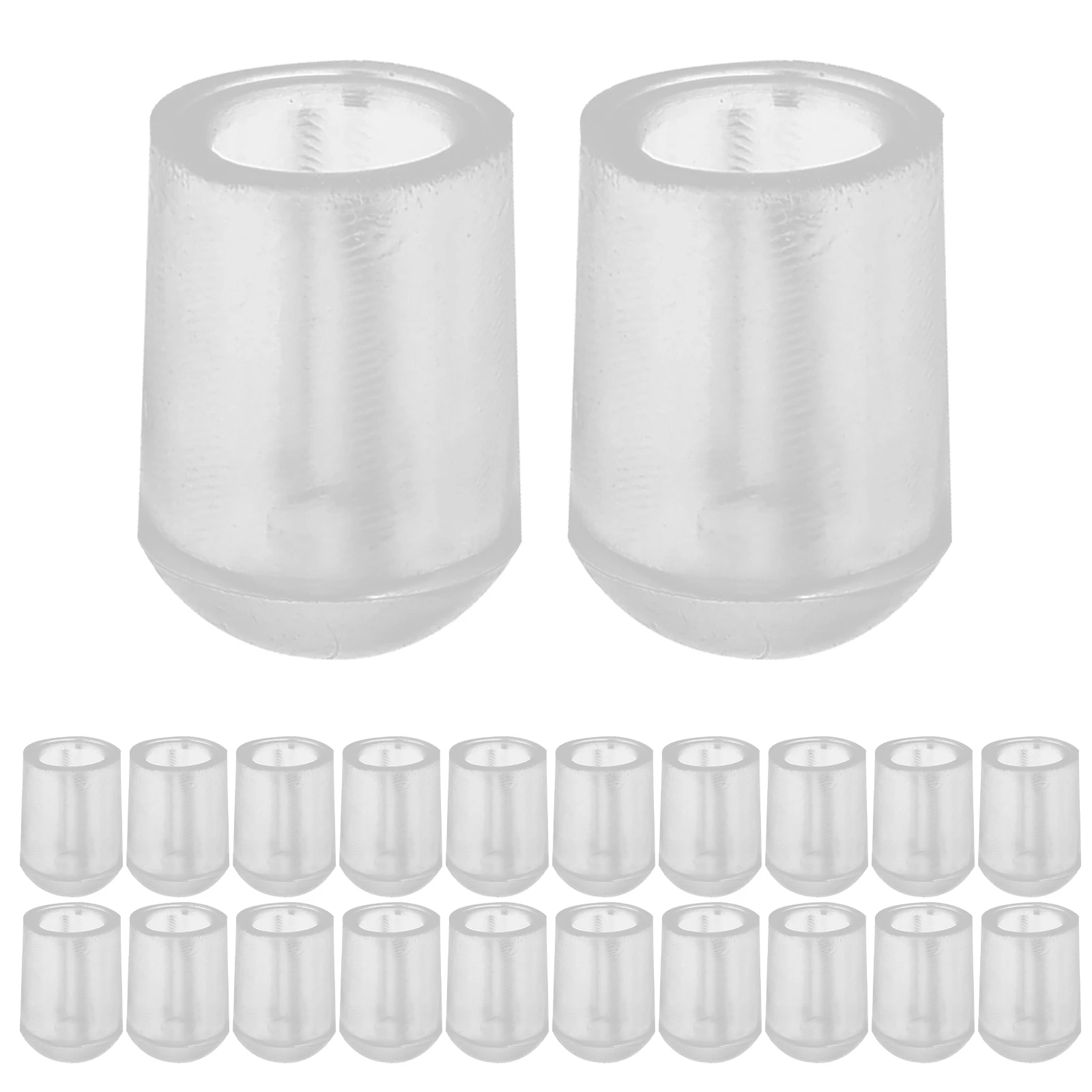 

100 Pcs Protective Cover Durable PVC Wire Protector Hook Tips Caps For Hanger Safety Transparent Line Trough Clothes Hanger End