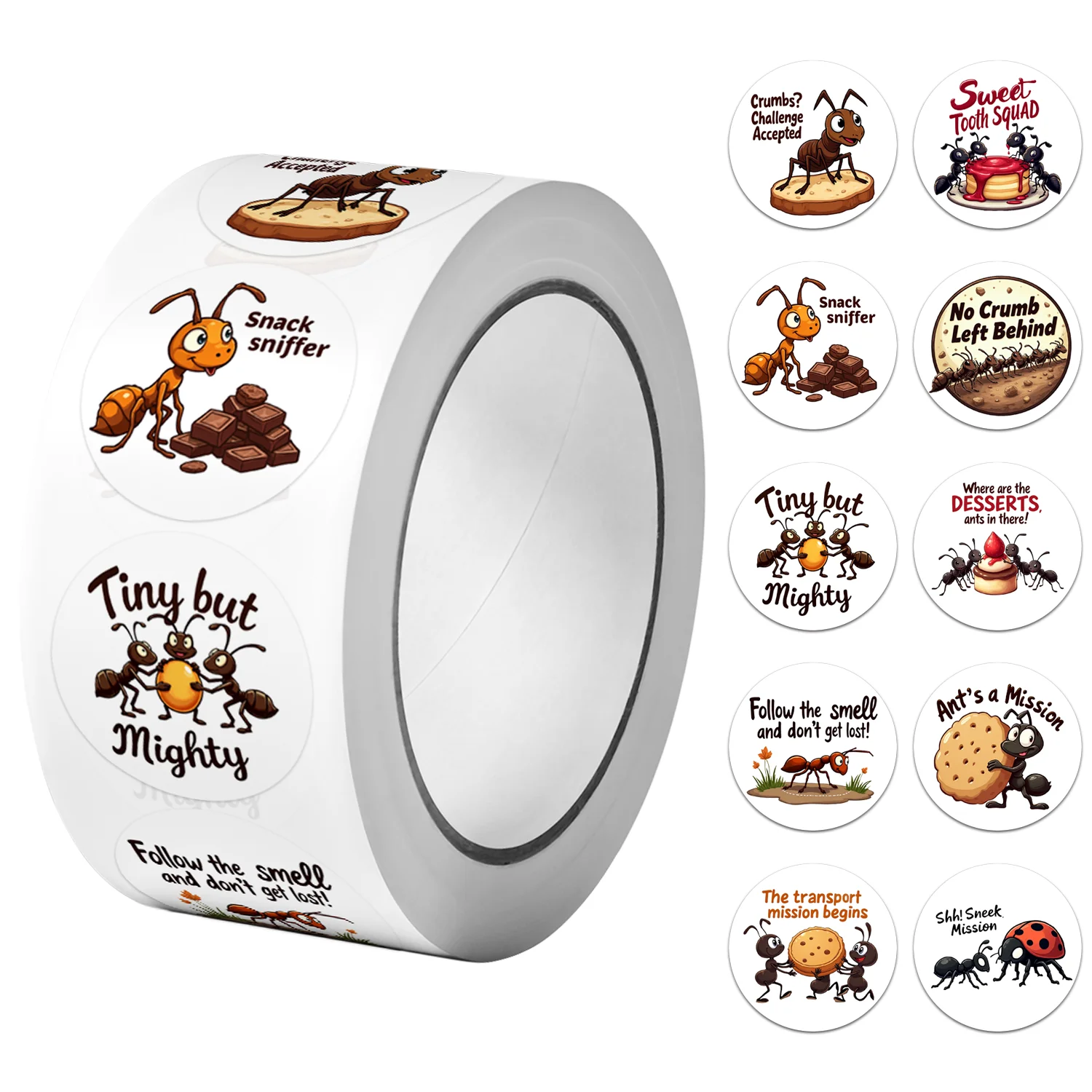 1Roll(500Pcs) The A… - image