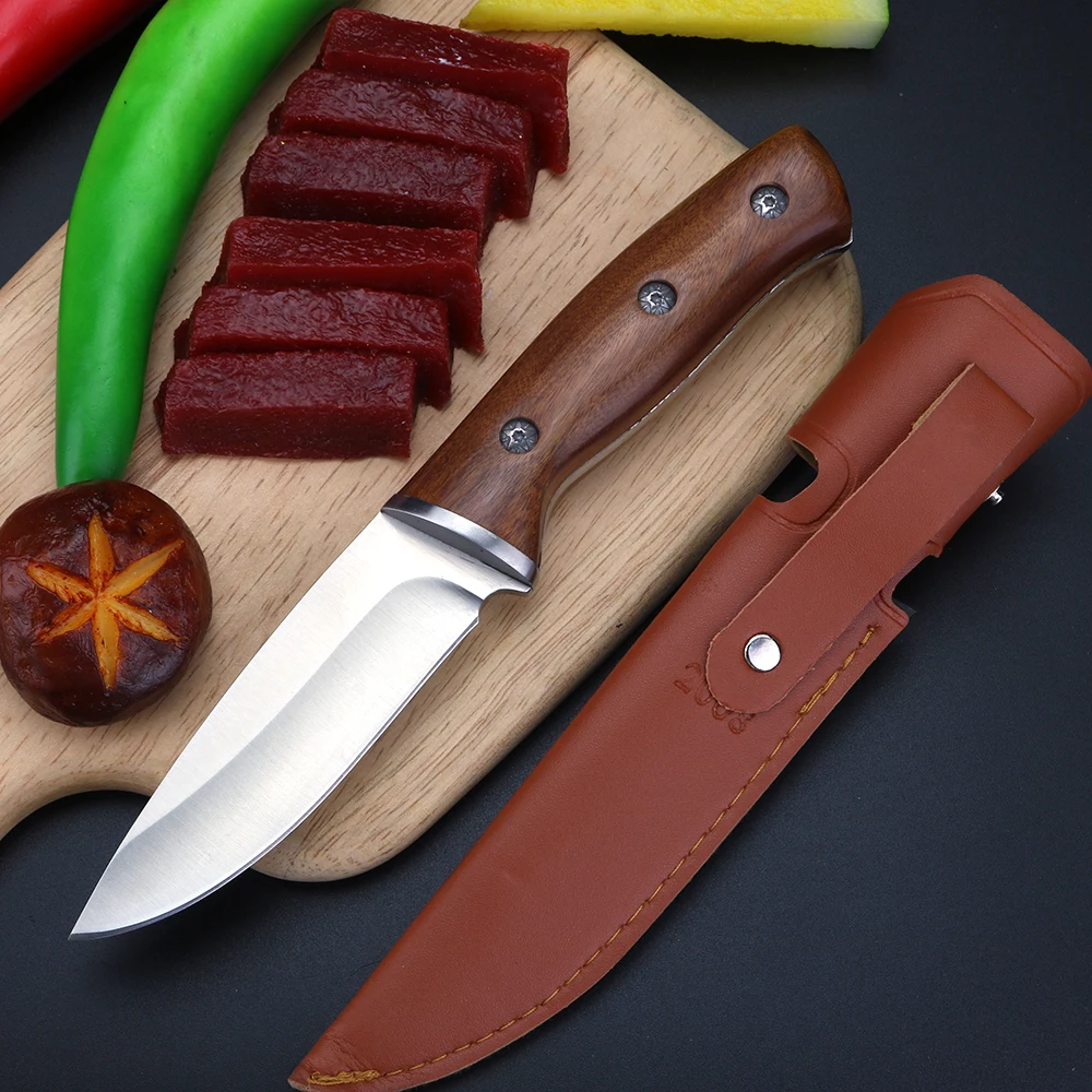 XUANFENG 9CR18 Steel Handmade Forged Knife Meat Fruit Househould Knives Kitchen Knife Meat Cleaver Chef Cooking Knives ﻿