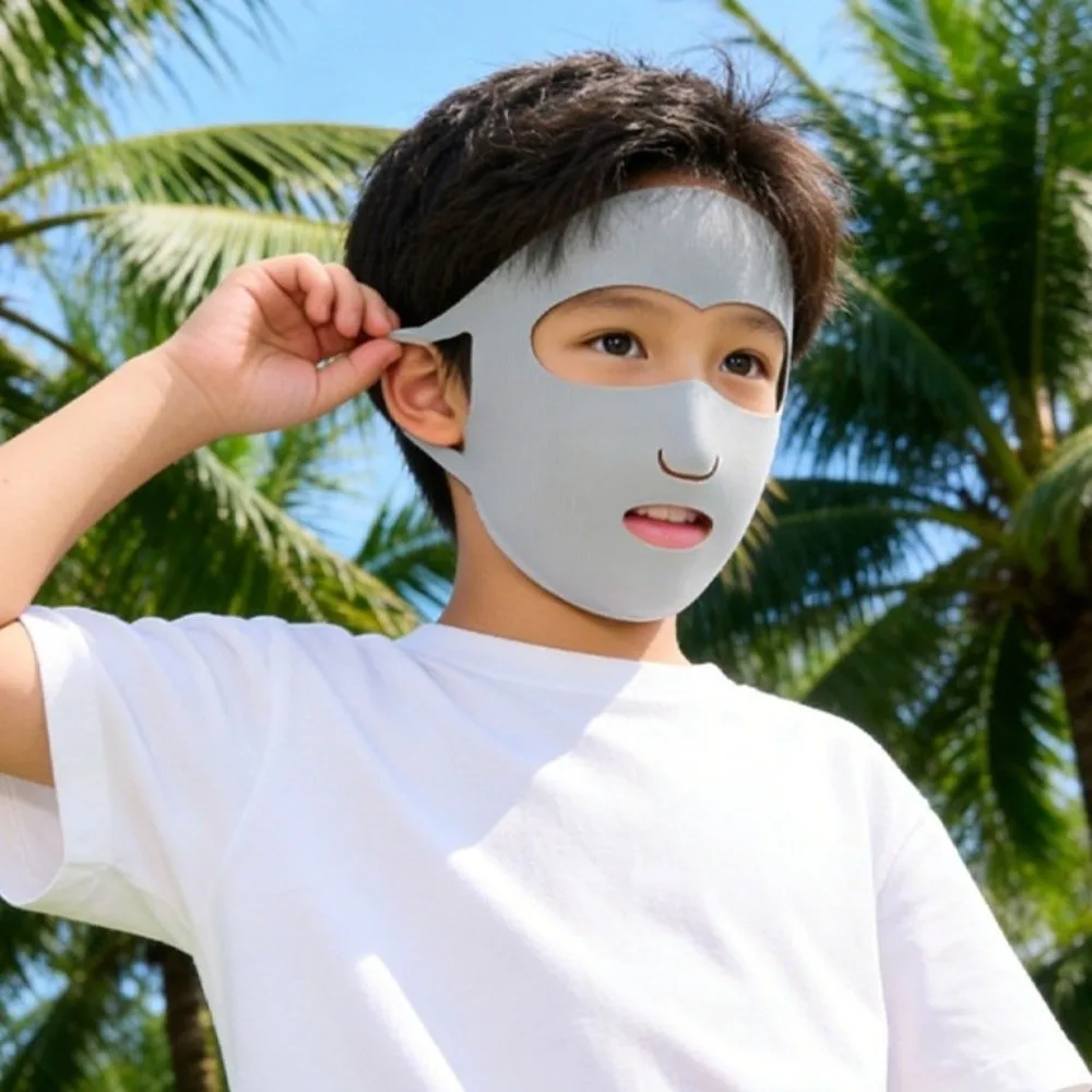 

Wind Reduction Breathable Full Face Mask Open Mouth Ear-mounted Sunscreen Mask Jaw Wrapping Reusable UV Protection Mask Golf