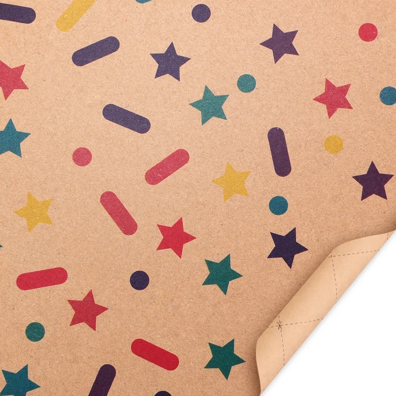 12 Sheet Birthday Wrapping Paper 6 Different Types Of Gift Wrapping Paper For Boys Men Women Kids