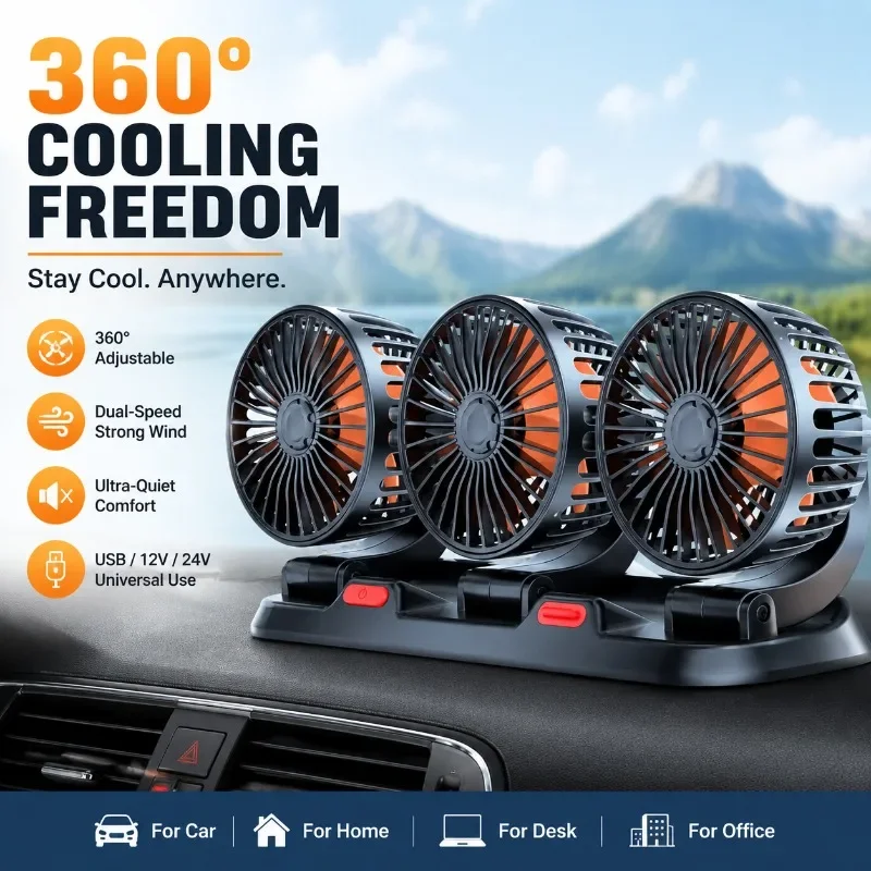 ventilador-de-carro-360-°-ventilador-de-ar-ajustavel-com-1-2-3-cabecas-ventilador-eletrico-automatico-usb-12v-24v-ventilador-silencioso-para-casa-escritorio-e-carro-rv-caminhao