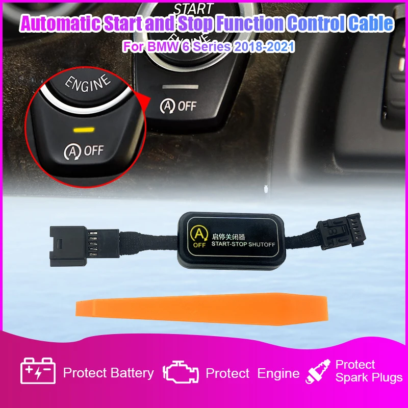 

For BMW 6 Series 2018-2021 year Car Automatic Stop Start Engine System Off Device Control Sensor Plug Cable Auto Accessories