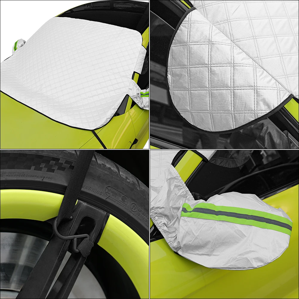 

Автомобильный снежный блок, утолщенный солнцезащитный козырек на лобовое стекло, защита окон, автоаксессуары для BMW X5 Citroen Mercedes Benz Audi Toyota