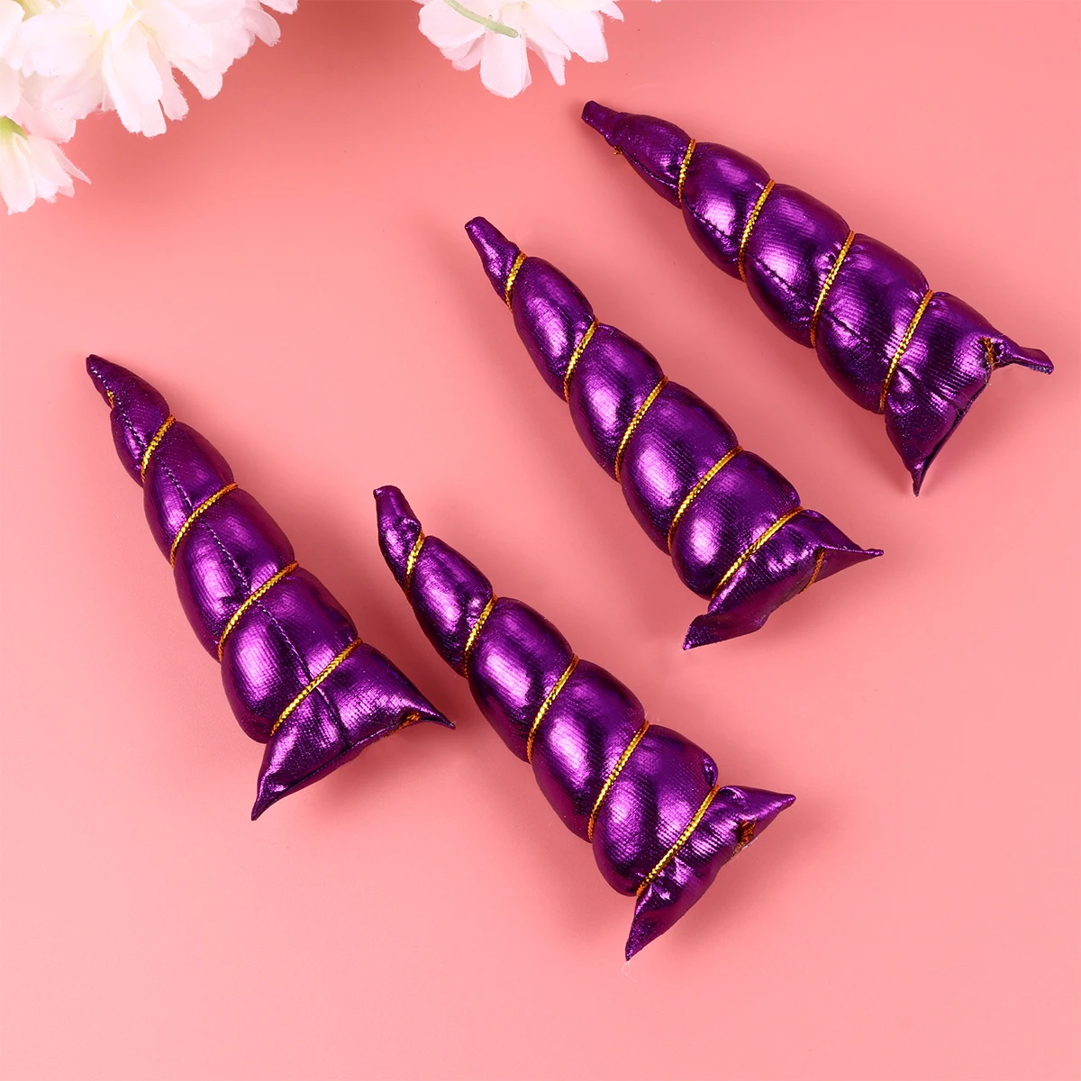 

10Pcs Unicorn Headband Soft Skin-Friendly Hair Hoop for Christmas Halloween Dance Party Headband