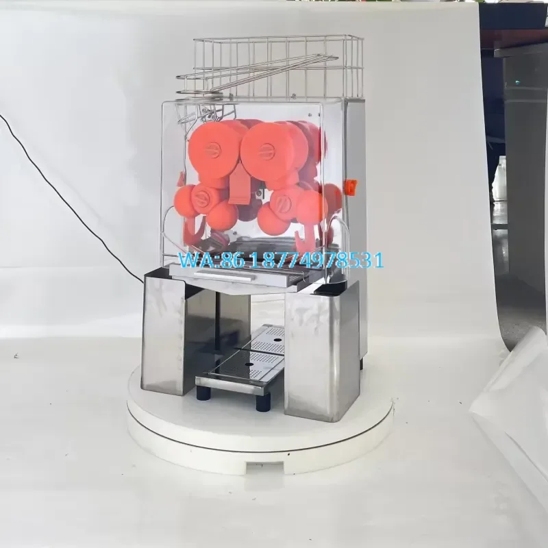 Wmwmnu Automatic Orange Juice Fruit Juicer Extractor for Home Use Fresh Citrus Squeezer Easy to Clean Compact Design
