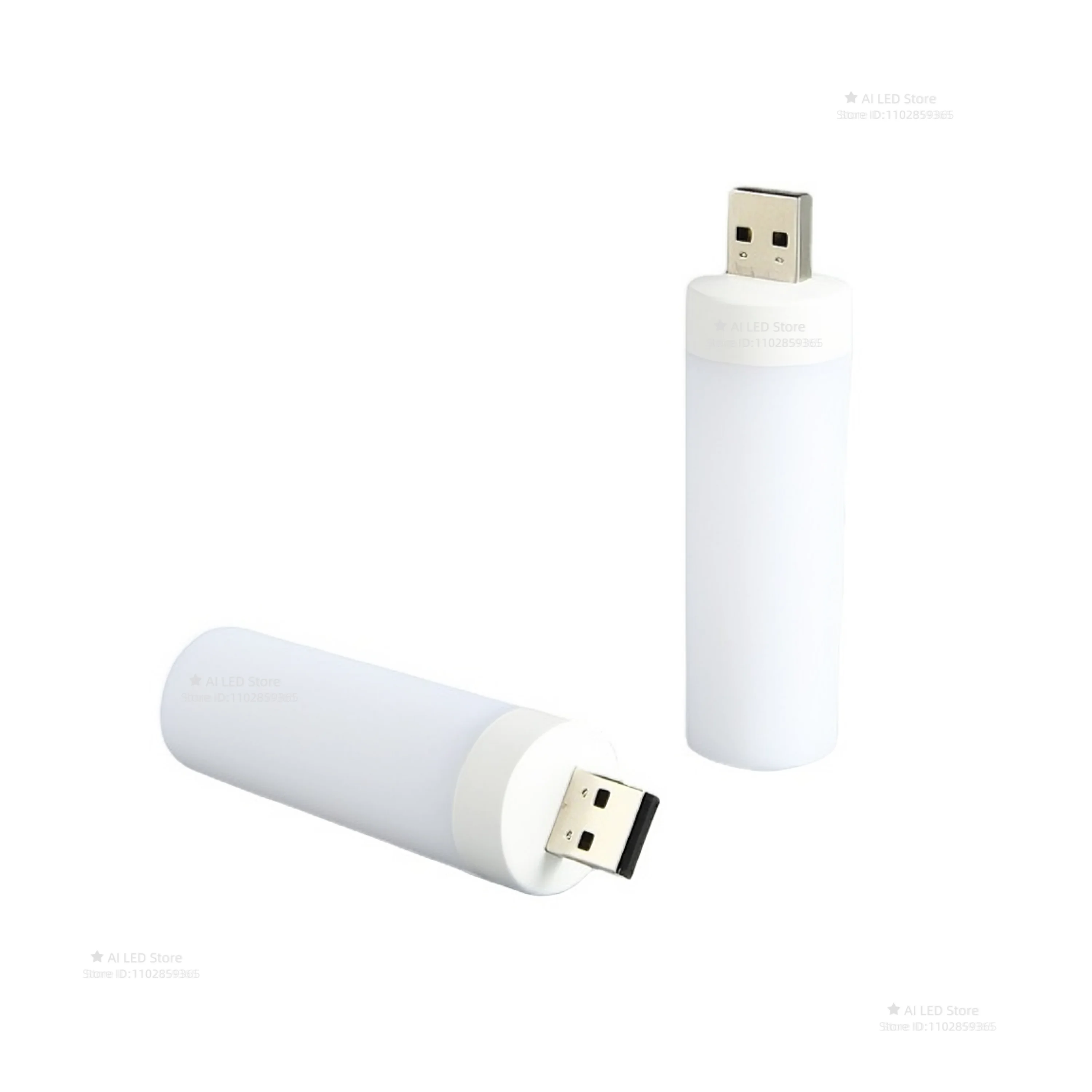 LED Flame Effect Light USB Imitating Flickering Small Candle Night Lamp Atmosphere Bulbs For Indoor Outdoor Home Party Decor