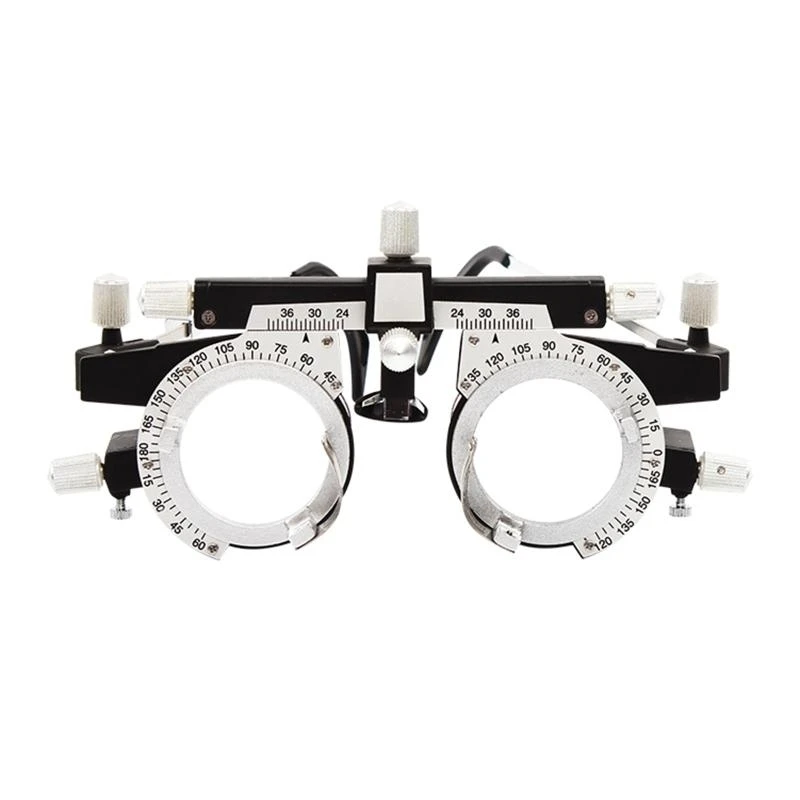 Adjustable Optical Trial Lens Frame Eye Test Glasses Optometry Optician Changeable Cylinder for Glasses Shop PD 48～80 MM