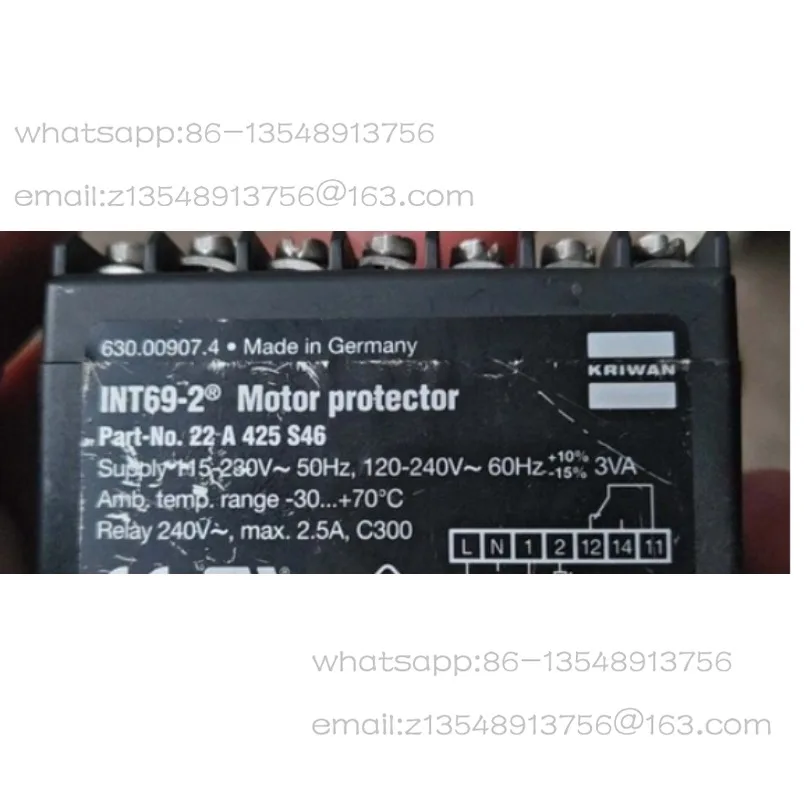 Original genuine INT69-2 motor motor protector module, temperature control controller in stock