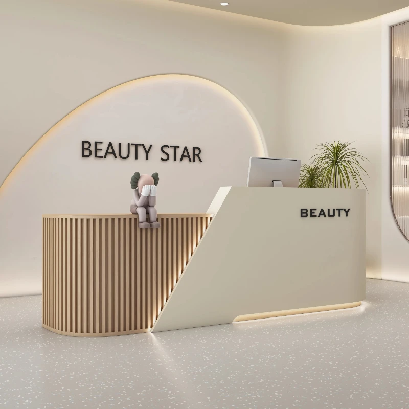 

Современный скандинавский стол-стойка, стойки регистрации для хранения Nas, L-образный стол, стойки регистрации, салон красоты, стойка регистрации, роскошная