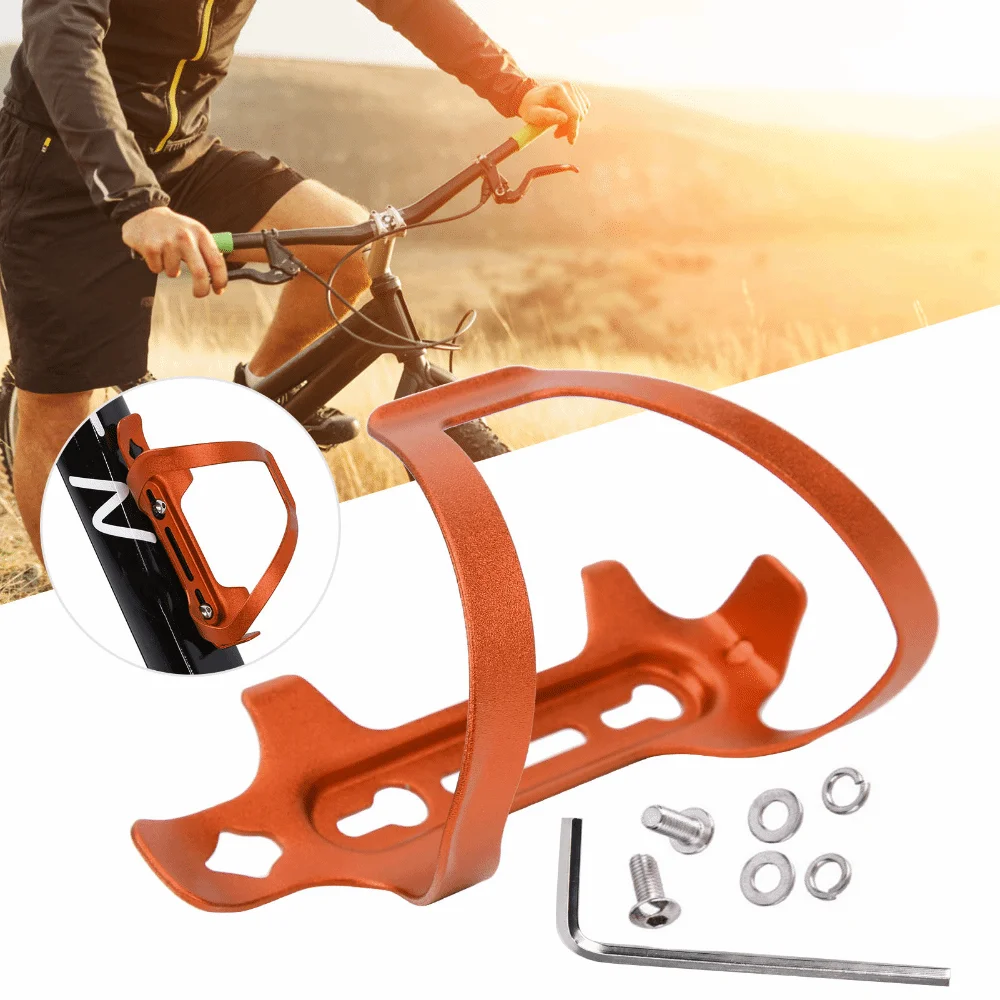 

Кронштейн для велосипедной бутылки из алюминиевого сплава, легкий, универсальный, с инструментами для установки, удобный для переноски