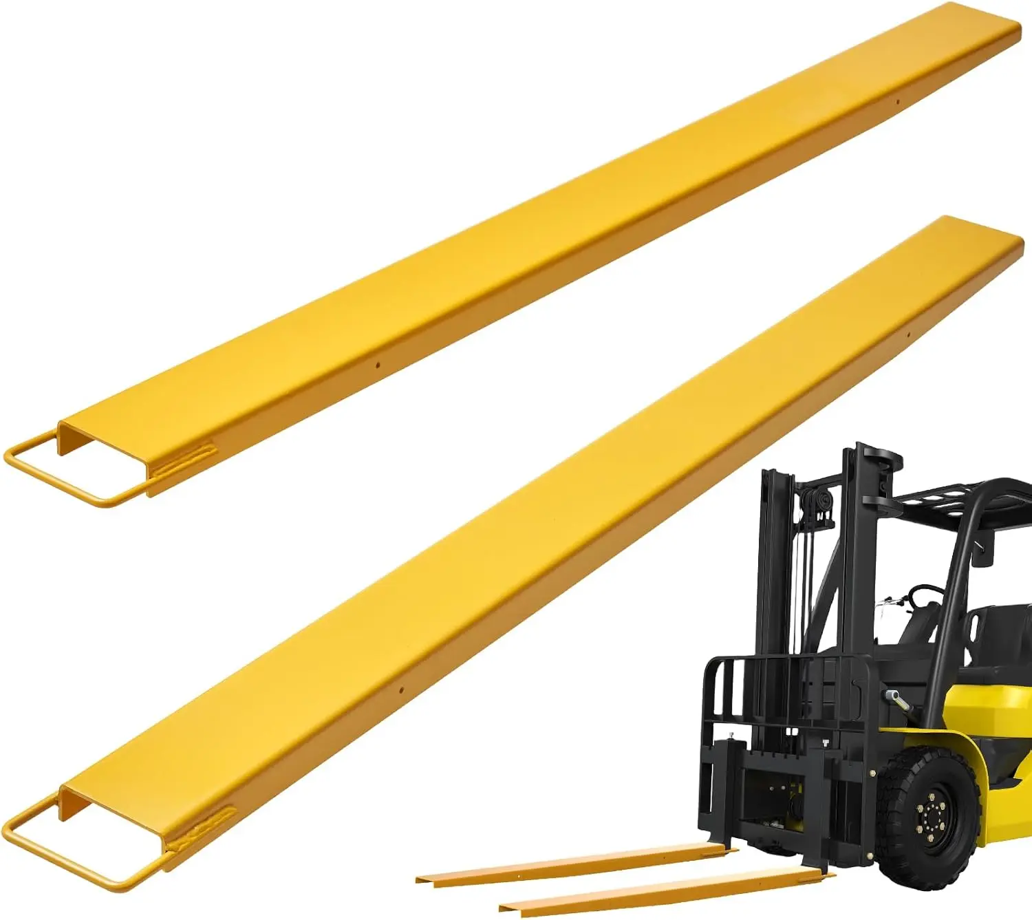 Forklift Extensions, 84 Inch Fork Extensions 4.5 Inch Width, Heavy Duty Fork Extensions for Forklifts, 1 Pair Forklift Extension