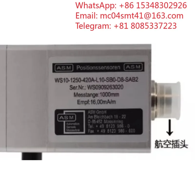 Draw Wire Displacement Sensor Cable Pull Position Transducer Linear Measuring Ruler DisplacementGauge Position Monitoring Sensor
