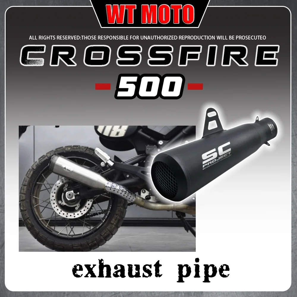 

Для Brixton Crossfire 500, правая одинарная выхлопная труба, задняя часть GK500 и средний секцион.