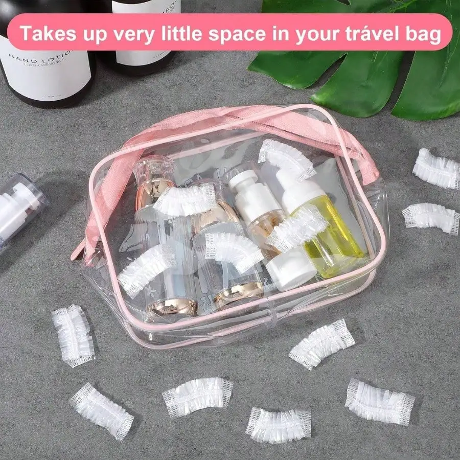 400 قطعة من أغطية الأذن للاستعمال مرة واحدة: مقاومة للماء، للاستحمام والصباغة والسباحة والسبا والاستخدام في الفنادق