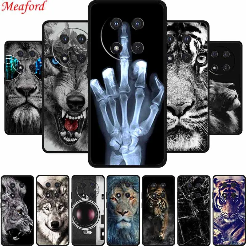 For Honor X9c Case X 9 c Phone Cover Black Silicone Soft TPU Cases For Honor X9c Back Cover Case HonorX9c 6.78