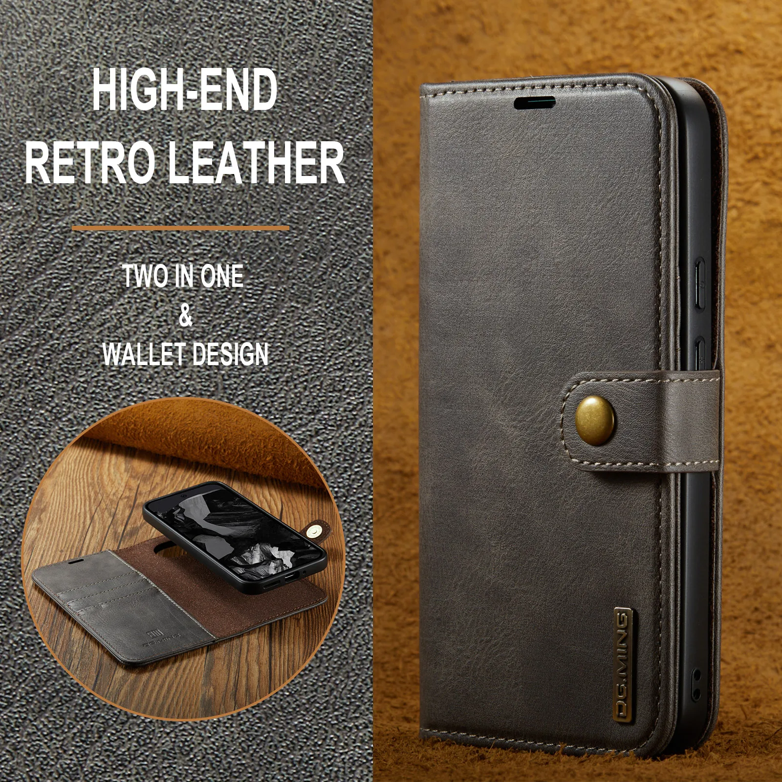 Premium Flip Leather Wallet Ph - Google Pixel 9 ulasan dan harga
