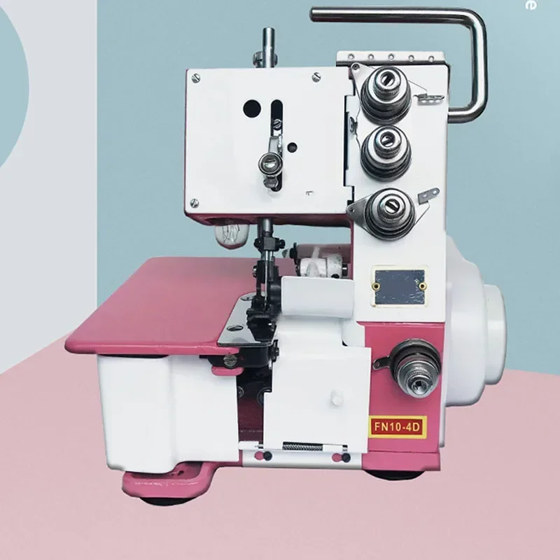 220V New Overlocking Machine Household Small Three-line Four-line Mini Code Edge Machine Sewing Integrated Edge Electric Portabl