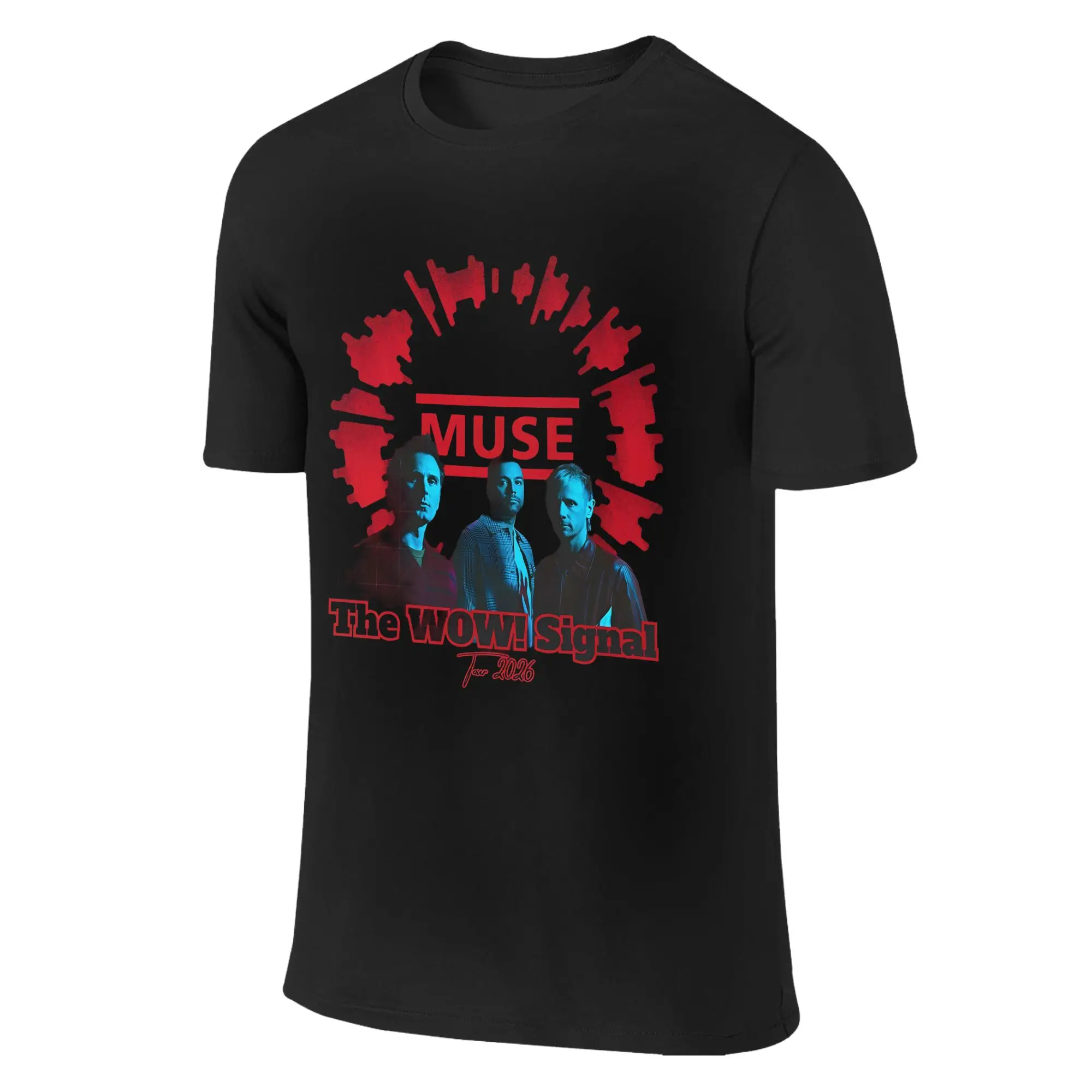 Men Women's MUSE The Wow! Signal Europa Tour 2026 T Shirt Accessories Casual 100% Cotton  T Shirts Tee Clothing Adult